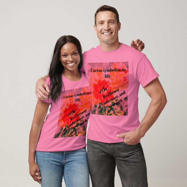 T-Shirts : Cactus Flower (Unisex)