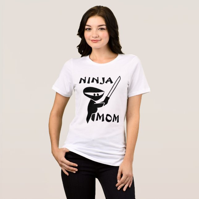 T-shirts for Mum, NINJA MOM (Front Full)