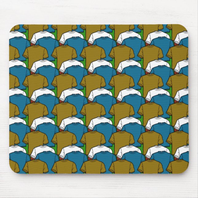 T-Shirts Pattern Mouse Pad (Front)