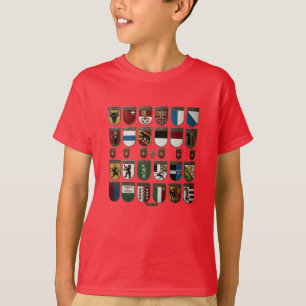 T-Shirts Switzerland Cantons Graphic