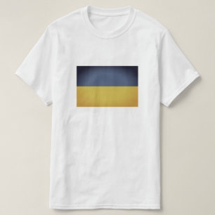 T Shirts with vintage Ukraine flag