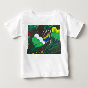 T-Shrit-Handmade artwork-Butterfly Blossom  Baby T-Shirt
