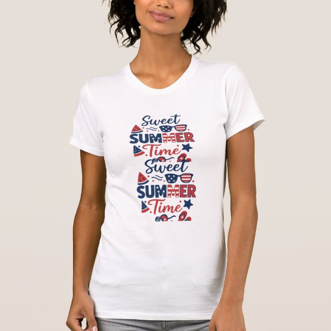 T_shrit Land of the Free – American Spirit  T-Shirt (Front)