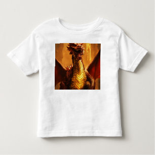 T-Sshirt With Dragons Toddler T-Shirt