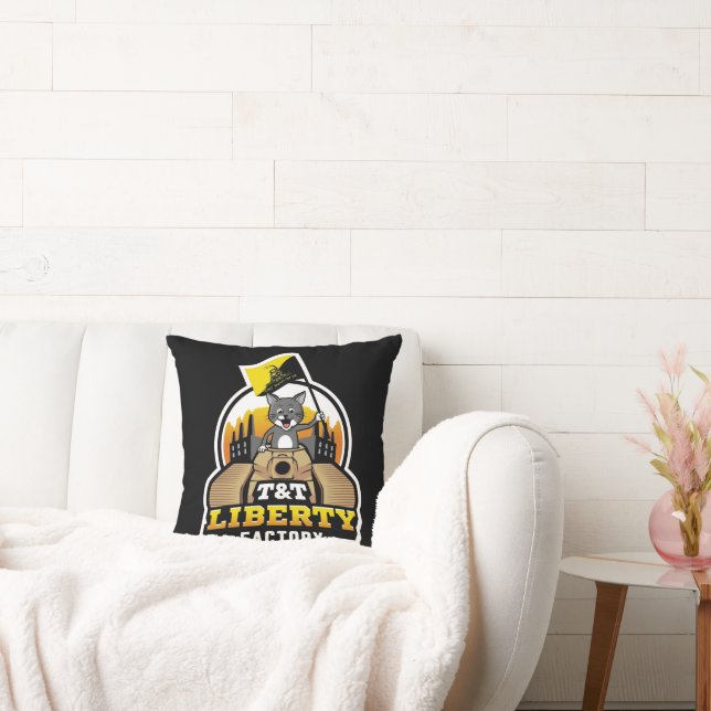 T&T Liberty Factory Throw Pillow (Couch)