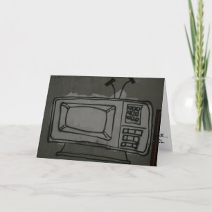 "T.V. Graffiti" Birthday Card