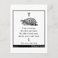 T was a tortoise