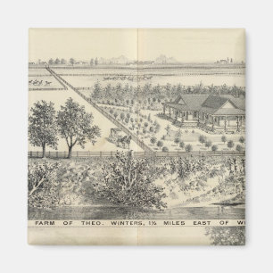 T Winters farm Magnet