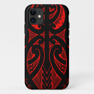 Ta Moko traditional Maori tattoo design koru shape Case-Mate iPhone Case