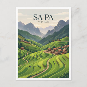 Ta Van Village Sa Pa Vietnam Postcard