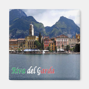 TAA025 RIVA DEL GARDA, panorama, Fridge Magnet