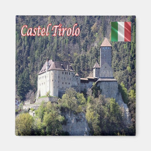 TAA053 TYROL CASTLE, Trentino Alto Adige, Fridge Magnet