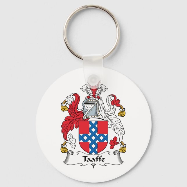 Taaffe Family Crest Key Ring (Front)