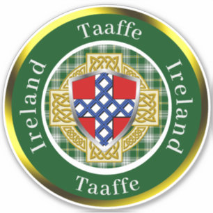 Taaffe Irish Shield/Celtic Cross Personalised