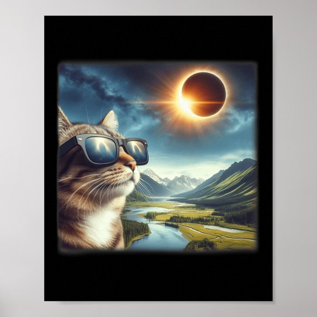 Tab 2024 Total Solar Eclipse 1  Poster (Front)