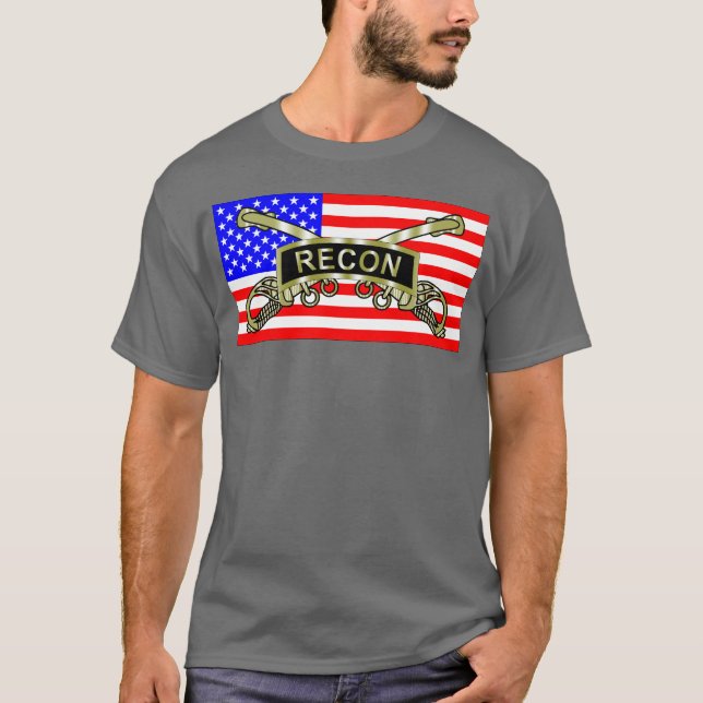 Tab, Sabres & Stripes Men's colour option T-Shirt (Front)