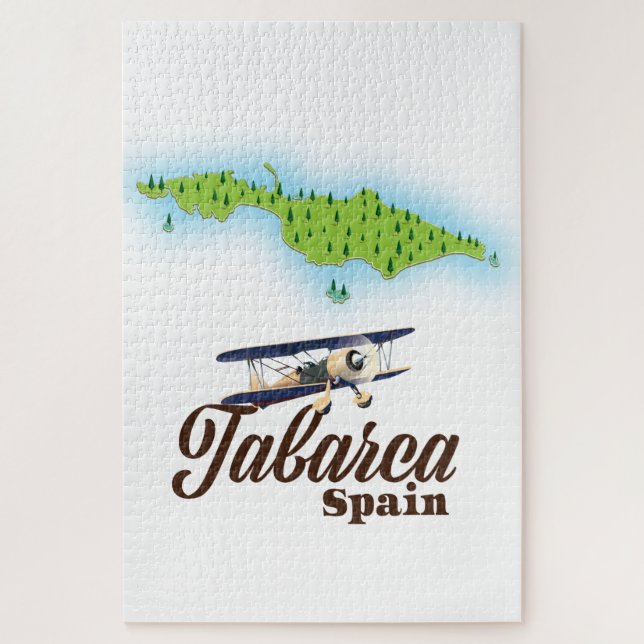 Tabarca Spain Beautiful map Jigsaw Puzzle (Vertical)