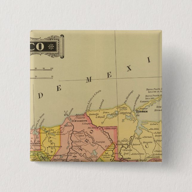 Tabasco 15 Cm Square Badge (Front)