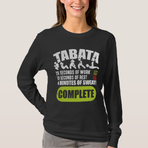 Tabata Workout Fitness Bootcamp Cardio T-Shirt