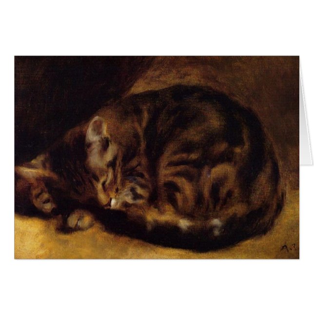 Tabby Cat by Renoir (Front Horizontal)
