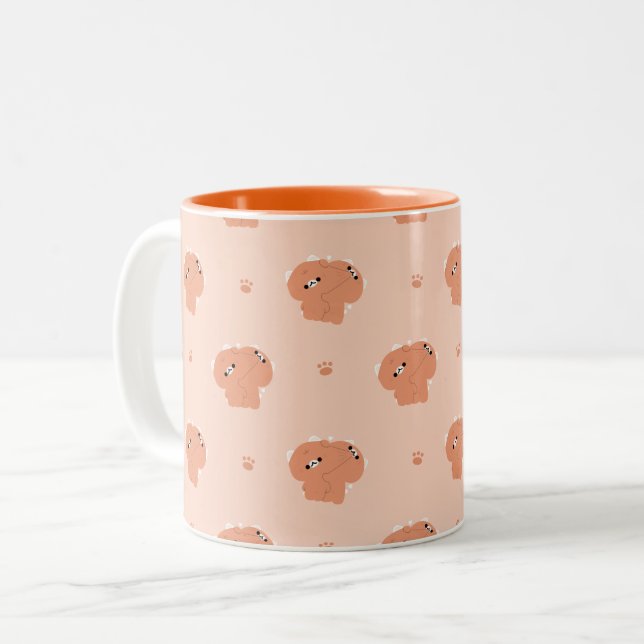 Tabby Cat Couple Mug (Front Left)