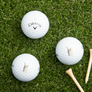 Tabby Cat Golf Balls