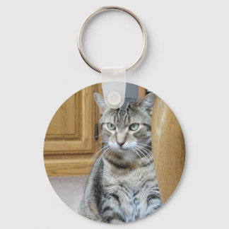 Tabby Cat Key Ring