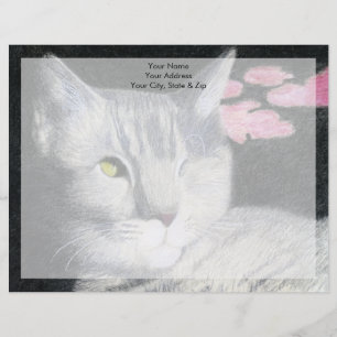 Tabby Cat Letterhead Design