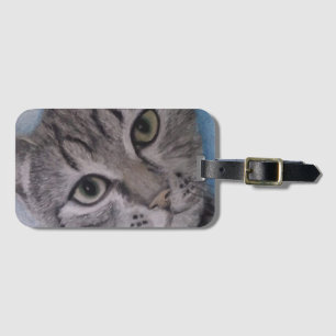 Tabby Cat Luggage Tag