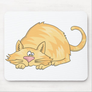 tabby cat mouse pad