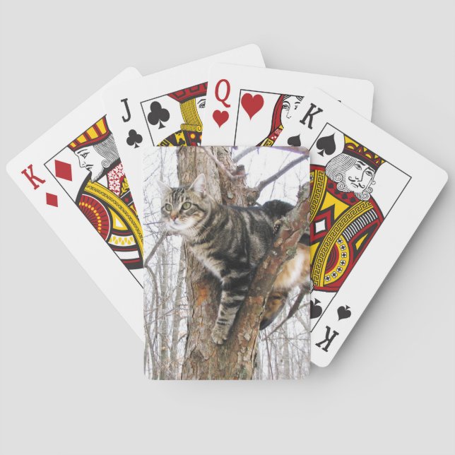 Tabby Cat Playing Cards (Back)