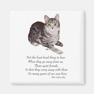 Tabby Cat Rainbow Bridge Magnet