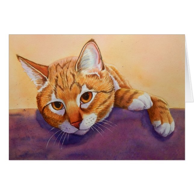 Tabby Cat Regards (Front Horizontal)