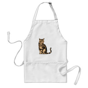Tabby Cat Standard Apron