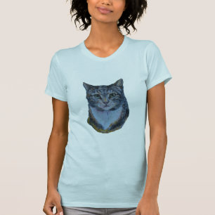 Tabby Cat Stare Down ...Meow T-Shirt