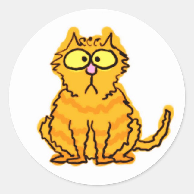 Tabby Cat Stickers (Front)