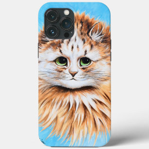 Tabby Cat With Green Eyes, Head Study by L. Wain iPhone 13 Pro Max Case