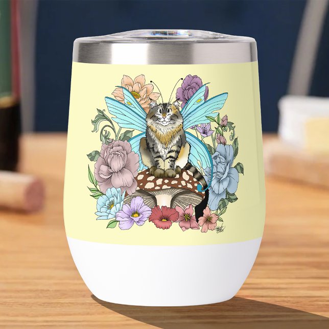 Tabby Fairy Cat Mushroom Floral (Creator Uploaded)