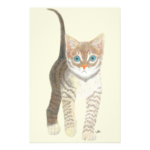 Tabby Kitten 24x36 Poster