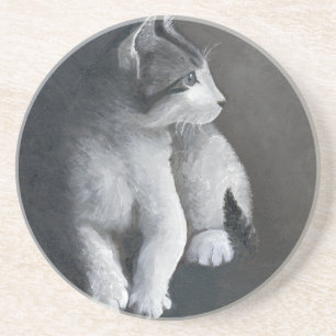 Tabby Kitten Coaster