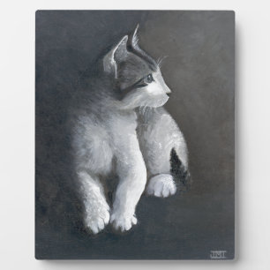 Tabby Kitten Plaque