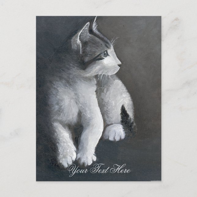 Tabby Kitten postcard (Front)