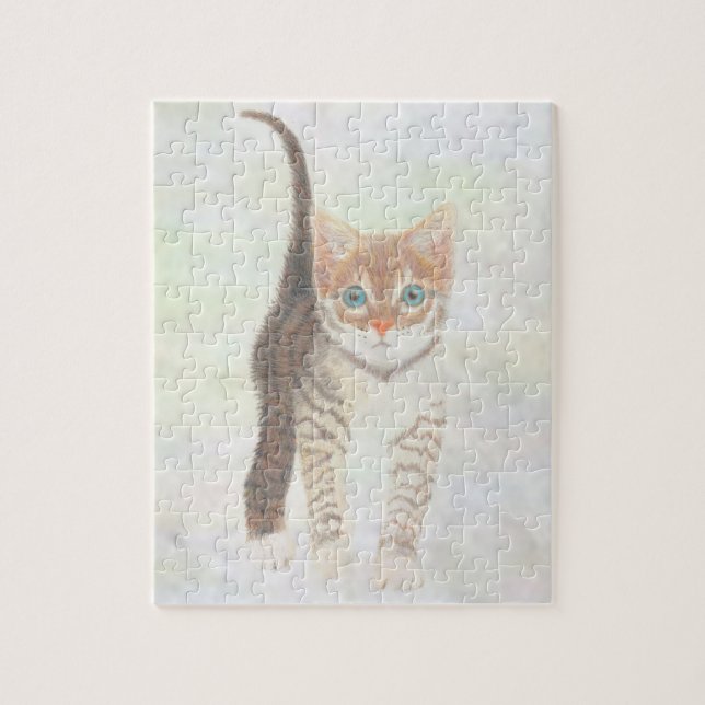 Tabby Kitten Puzzle (Vertical)