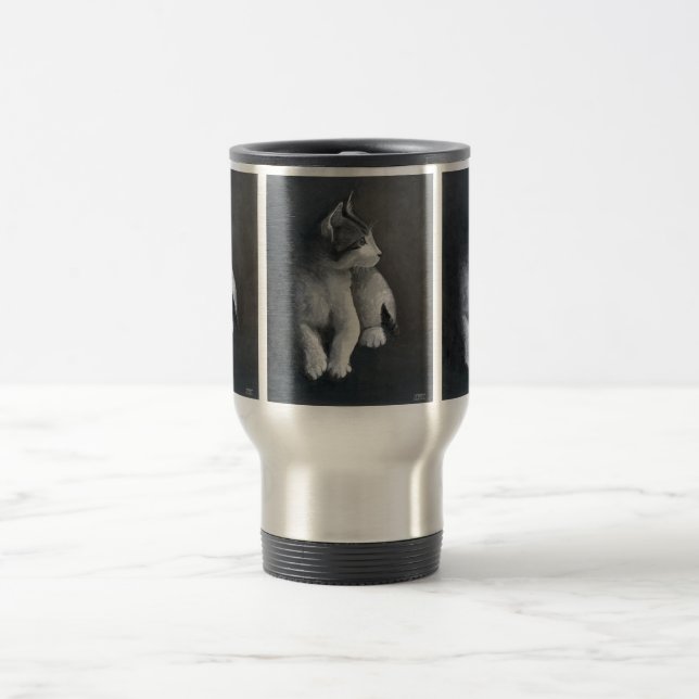 Tabby Kitten Travel Mug (Center)