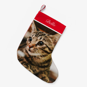 Tabby Look (Customize It) Small Christmas Stocking