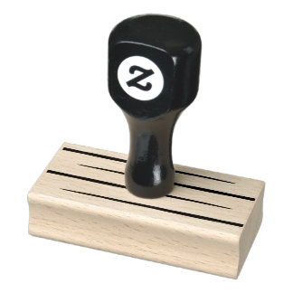 Tabby-Stripe Rubber Stamp