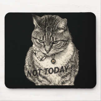 Tabby "Tude "NOT TODAY" Mouse Pad