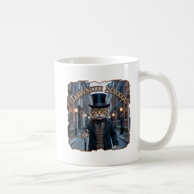 Tabbynezer Scrooge Photographic – Tabby Scrooge Coffee Mug (Right)