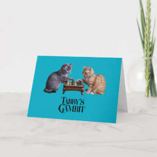 Tabby's Gambit Greeting Card