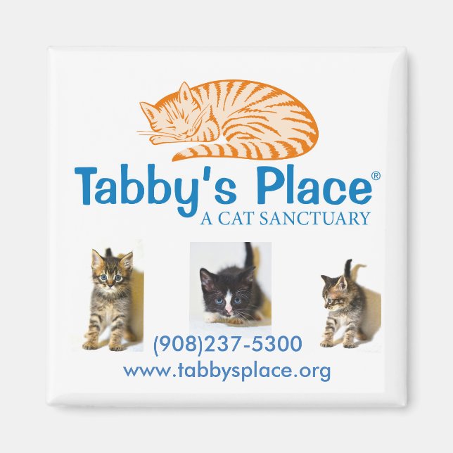 Tabby's Place magnet (Front)